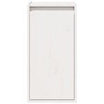 vidaXL Armoires murales 2 Pièces Blanc 30x30x60 cm Bois de pin massif