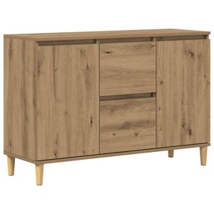 vidaXL Buffet chêne artisanal 102x35x70 cm bois d'ingénierie