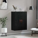 vidaXL Meuble mural Chêne noir 69 5 x 34 x 90 cm Bois d'ingénierie