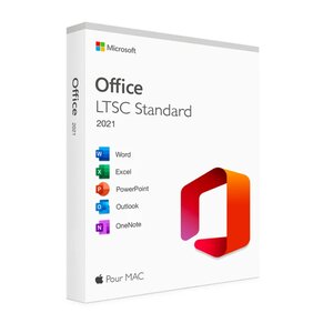 Office 2021 pour Mac  contient : Word  Excel  PowerPoint  Outlook et One Note- Licence valable à vie