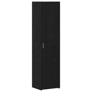 vidaXL Haut Armoire 2 Pièces Chêne noir 45 x 42 5 x 185 cm