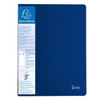 Protège-documents UPLINE PP opaque 40 vues 20 pochettes Bleu EXACOMPTA