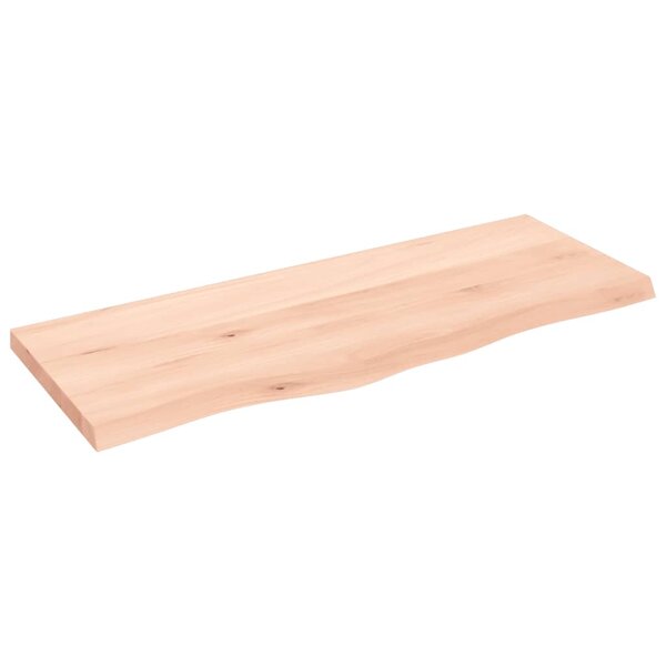 vidaXL Dessus de table 100x40x(2-4) cm bois de chêne massif non traité
