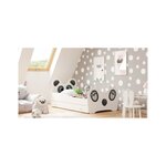 Lit simple enfant  PANDA 160 + tiroir de rangement avec matelas