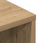 Meuble TV vidaXL en chêne artisan 90x35x35 cm en bois d'ingénierie
