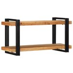 vidaXL Étagère murale 90x33x45 cm bois massif d'acacia