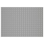 vidaXL Couverture lestée Gris 138x200 cm 6 kg Tissu