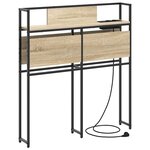 vidaXL Tête de lit de rangement Chêne sonoma 75 cm Bois d'ingénierie