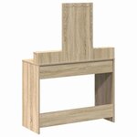 vidaXL Table de Toilette Marron 100 x 41 x 140 cm Bois d'ingénierie