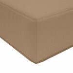 vidaXL Coussin de Siège d'Extérieur Taupe 111 5 x 40 x 8 cm