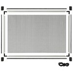 vidaXL Moustiquaire extensible pour fenêtres Blanc (100-193)x75 cm