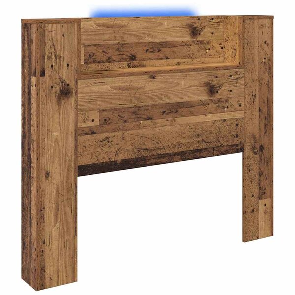vidaXL Tête de lit Bois ancien 120 x 15 x 103 5 cm Bois d'ingénierie
