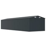 vidaXL Abri de jardin Anthracite 257x990x181 cm Acier galvanisé