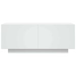 vidaXL Meuble TV Blanc 100x35x40 cm Bois d'ingénierie