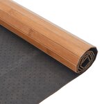 vidaXL Tapis rectangulaire naturel 70x200 cm bambou