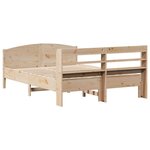 vidaXL Cadre de lit sans matelas 120x190 cm bois de pin massif