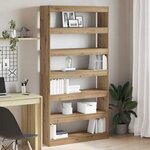 vidaXL Bibliothèque Beige 100 x 30 x 198 cm Bois d'ingénierie