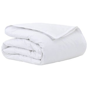 vidaXL Duvet 2-en-1 Blanc 155 x 200 cm Plume
