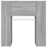 vidaXL Armoires de couloir 2 Pièces sonoma gris Bois d'ingénierie
