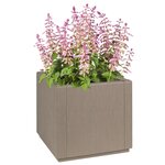 Jardinière vidaXL Marron Clair 36x36x35 cm PP