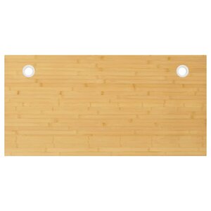 vidaXL Dessus de bureau 110x55x2 5 cm bambou