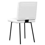 vidaXL Chaises à manger lot de 6 blanc similicuir