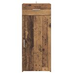 vidaXL Buffet Chêne artisanal 42 5 x 40 x 93 cm Bois d'ingénierie