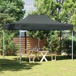 vidaXL Tente de réception pliable 3x4 m Acier Anthracite