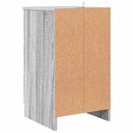 vidaXL Cabinet de chevet Sonoma gris 38 x 38 x 66 cm Bois d'ingénierie