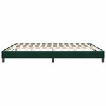 vidaXL Sommier à lattes de lit sans matelas vert foncé 180x220 cm
