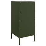 vidaXL Buffet vert olive 36x39x79 cm acier