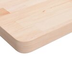 vidaXL Établi 100x60x(73-99 5) cm bois de chêne massif rectangulaire