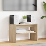 vidaXL Meuble TV Chêne Sonoma 60 x 30 x 40 cm Bois d'ingénierie