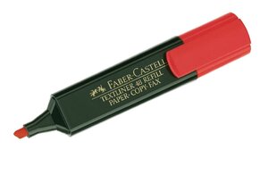 Surligneur 'TEXTLINER 48 Refill'  rouge fluo FABER-CASTELL