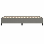 vidaXL Cadre de lit Gris foncé 80x200 cm Tissu