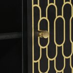 vidaXL Meuble TV 105x33x46 cm Bois massif de manguier