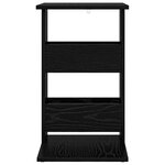 vidaXL Table d'appoint Chêne noir 40 x 35 x 60 5 cm Bois d'ingénierie