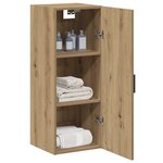 vidaXL Armoire murale chêne artisanal 34 5x34x90 cm bois d'ingénierie