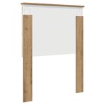 vidaXL Tête de lit Chêne artisanal 75 cm Bois d'ingénierie