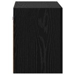 vidaXL Meuble TV mural Chêne noir 40 5x30x40cm Bois d'ingénierie