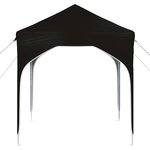 vidaXL Tente de fête pop-up 194 x 194 x 245 cm Noir