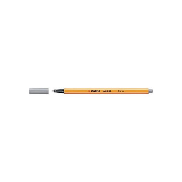 Stylo-Feutre POINT 88 Pointe Fine 0,4 mm gris de payne STABILO