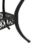 vidaXL Ensemble de bistrot 3 Pièces bronze aluminium coulé