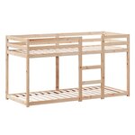 vidaXL Lit superposé sans matelas 90x190 cm bois de pin massif
