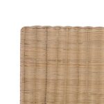 vidaXL Cadre de lit sans matelas tissé à la main Rotin véritable