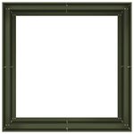 vidaXL Jardinière vert olive 100x100x80 cm acier