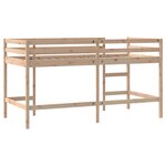 vidaXL Lit mezzanine d'enfants sans matelas avec échelle 90x190 cm