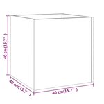 vidaXL Ensemble de meubles de couloir Blanc Bois d'ingénierie