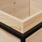 vidaXL Jardinière 100x40x50 cm bois de pin massif