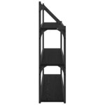 vidaXL Étagère Murale Chêne noir 80 x 21 x 78 5 cm Bois d'ingénierie